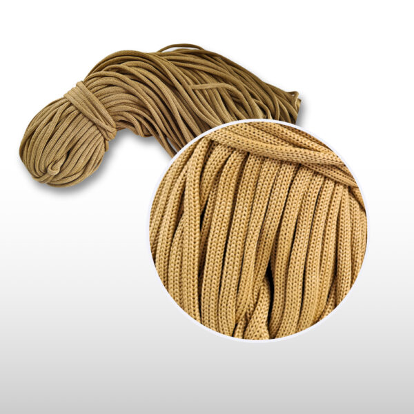 Шнур для декора та макраме 8мм плаский без сердечника