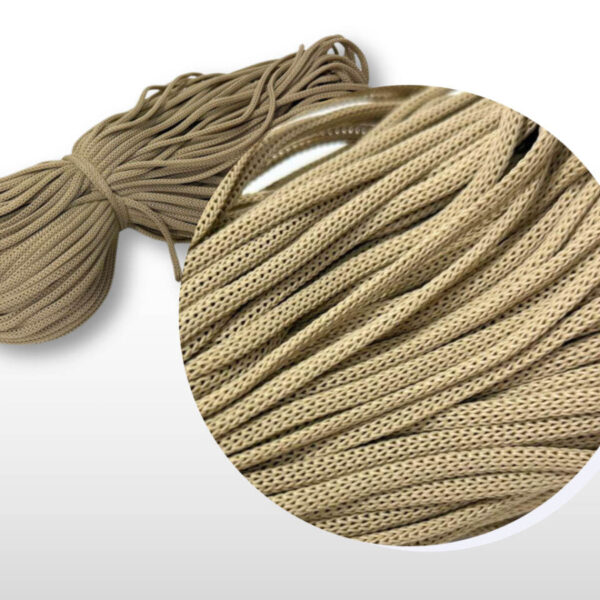 Шнур для декору та макраме 3мм плаский без сердечника